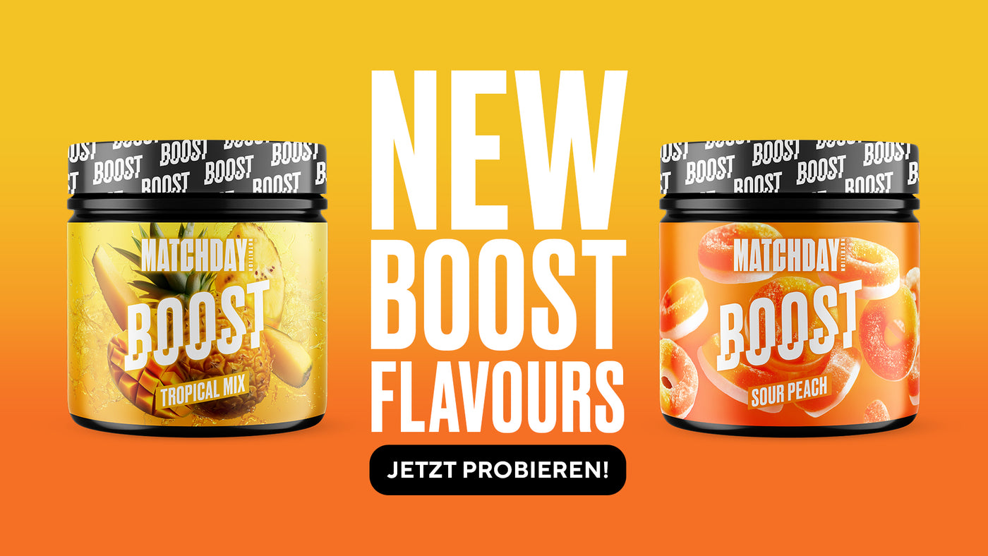 Boost Gester BOOST Matchday Nutrition | Fußball Booster – MATCHDAY NUTRITION